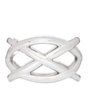 ❤️💎💯% Authentic  TIFFANY Sterling Silver Celtic Knot Ring 54 6.75